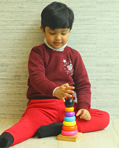 Earthy Tweens Rainbow Smiley Tower