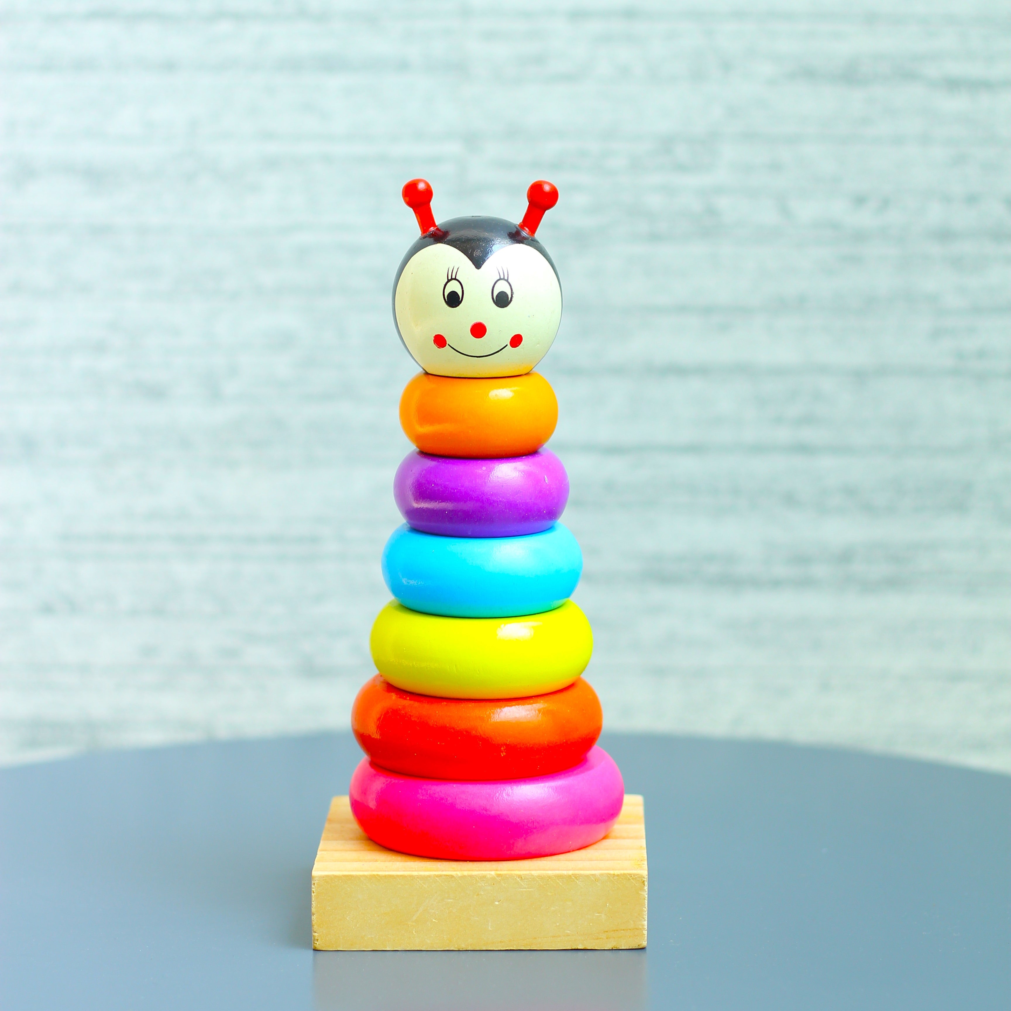 Earthy Tweens Rainbow Smiley Tower
