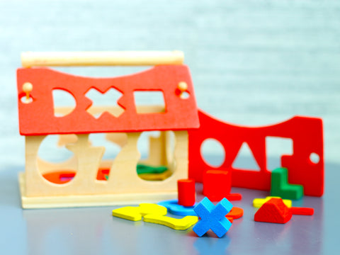 Earthy Tweens Shapes Hut Sorter