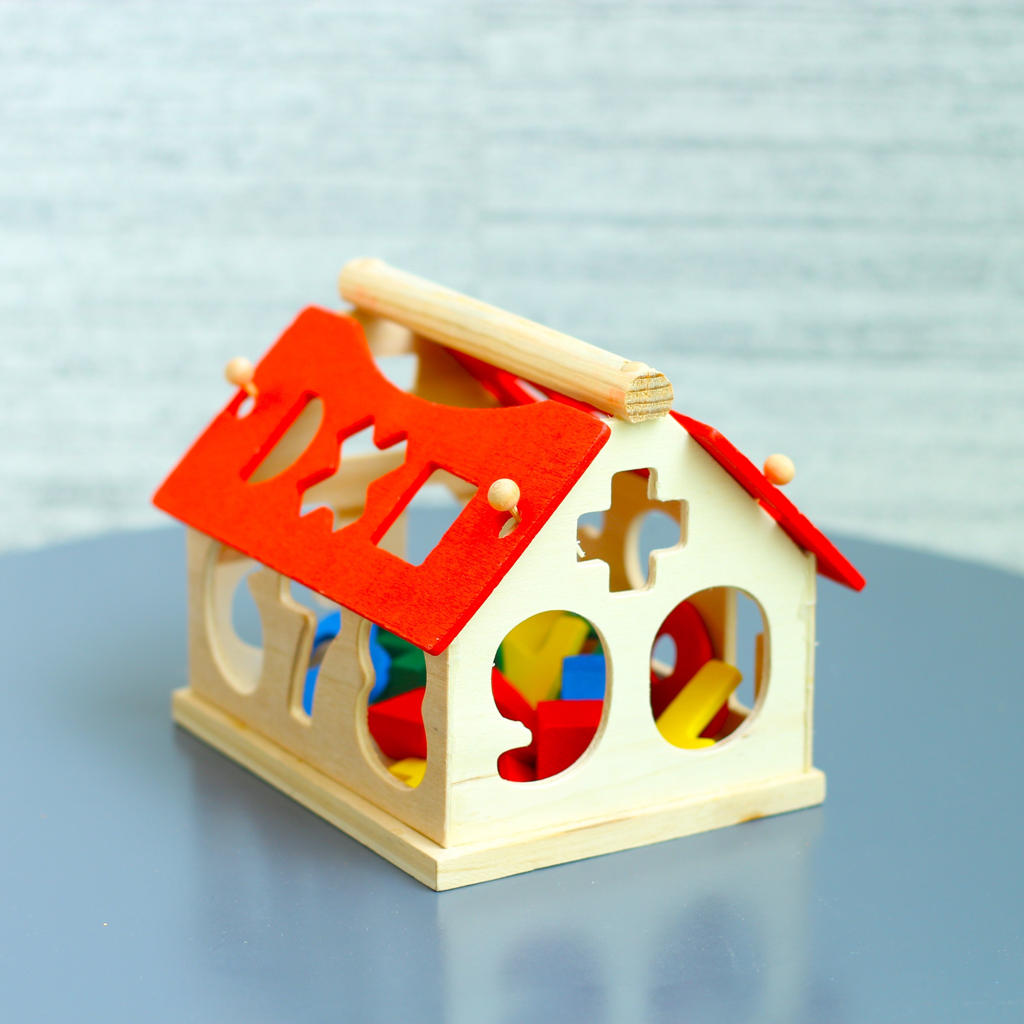 Earthy Tweens Shapes Hut Sorter