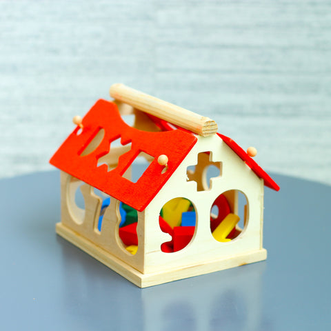 Earthy Tweens Shapes Hut Sorter
