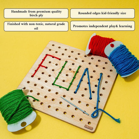 ALT Retail Children's Sewing/Lacing Board - ARWSB