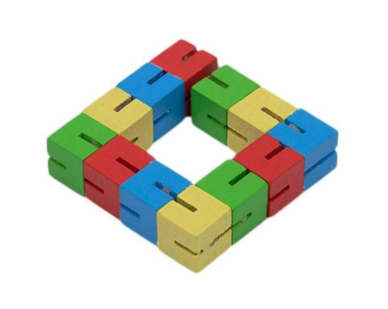 ALT Retail Wooden Twisty Cubes - Multicolor - ARTC