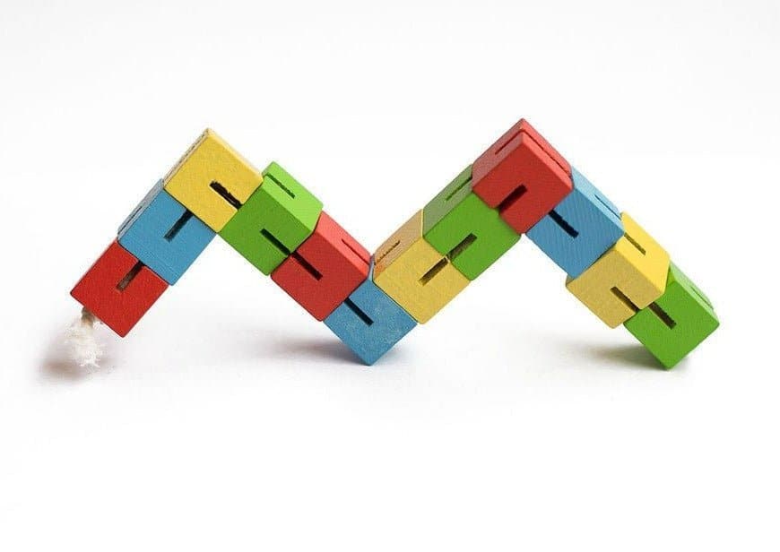 ALT Retail Wooden Twisty Cubes - Multicolor - ARTC