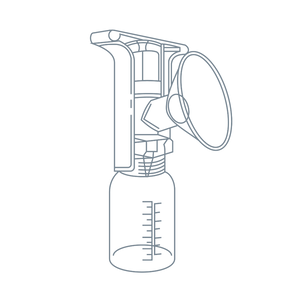 Ameda Manual Breast Pump - 17064M