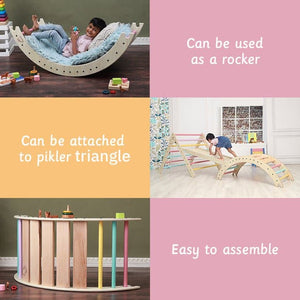 Ariro Toys Pikler Climbing Arch- Semi Colored - ARF007-SC