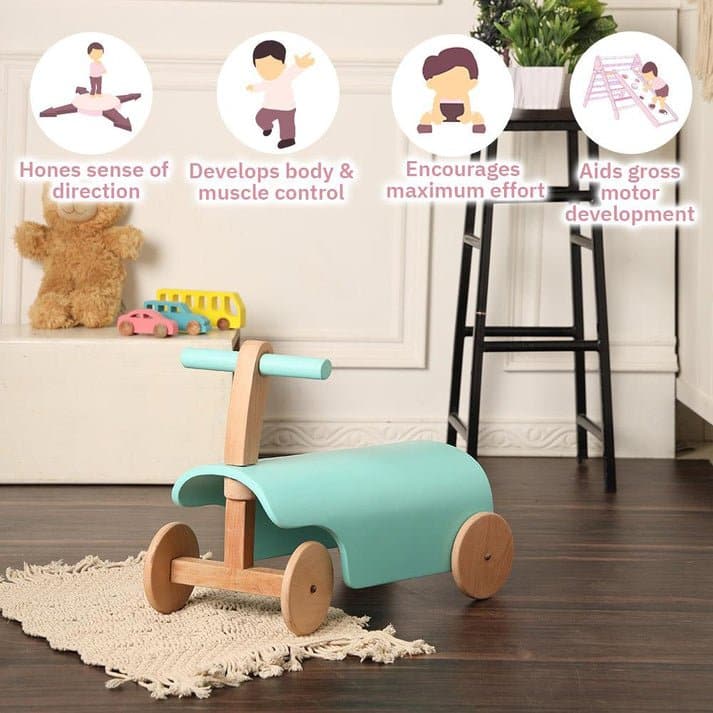 Ariro Toys Push Scooter- Blue - ARPS007-B