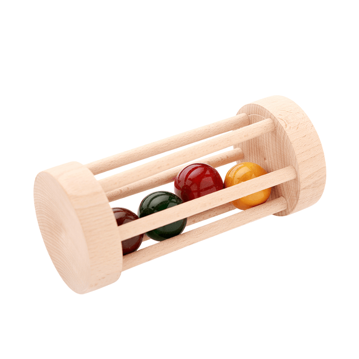 Ariro Toys Wooden Rolling Rattle - ARR017