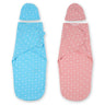 Baby Swaddle Combo- Blue & Pink Star - SWD2-MP-BLUPK