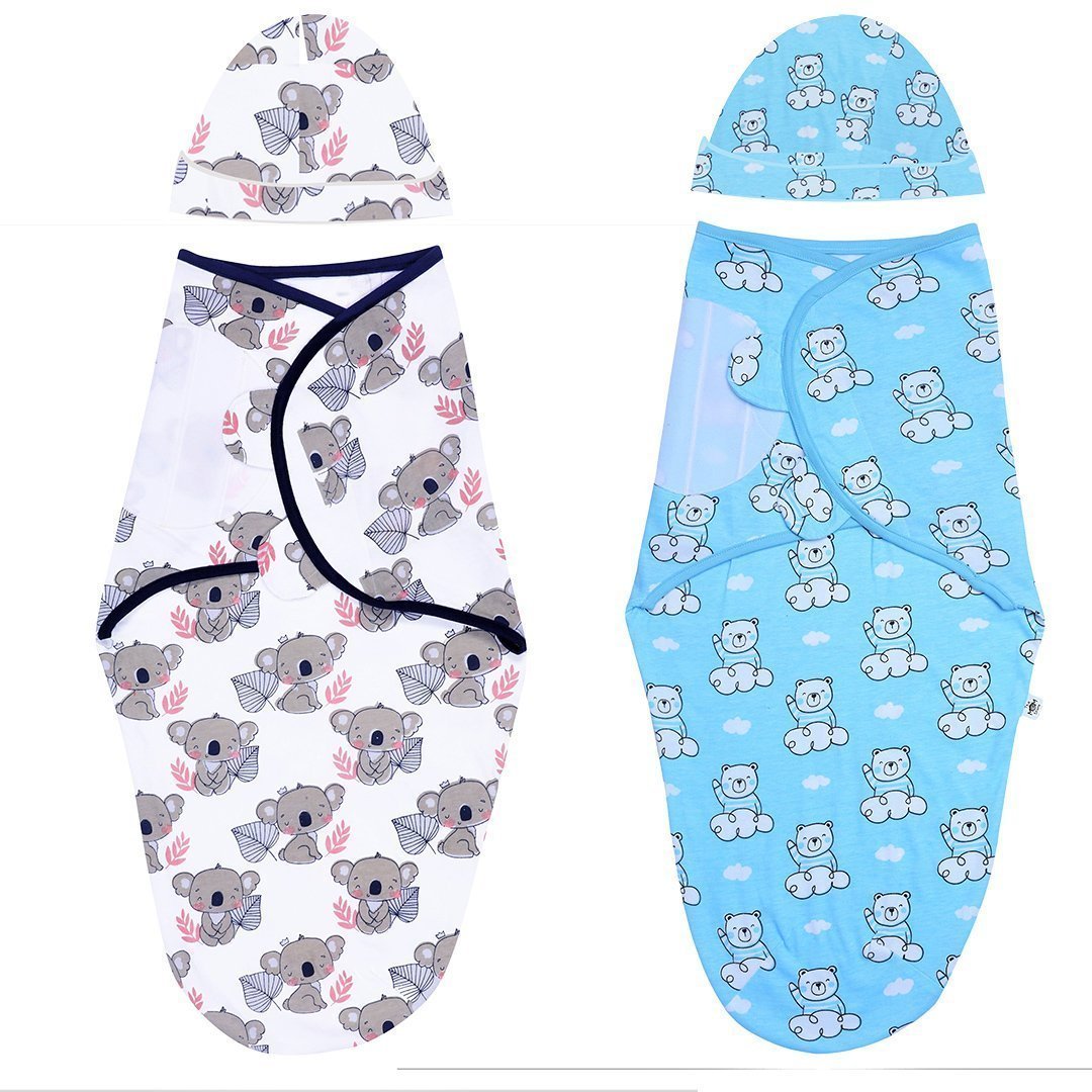 Baby Swaddle Combo- Hello Bear & Baby Koala - SWD-2-HBBK-0-3