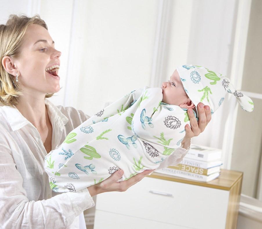 Baby Swaddle Combo- Hello Bear & Fruity Cutie - SWD-2-HBFC-0-3