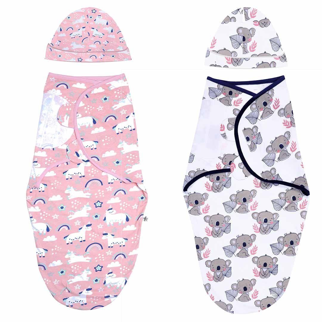 Baby Swaddle Combo- Magical Unicorn & Baby Koala - SWD-2-MUBK-0-3