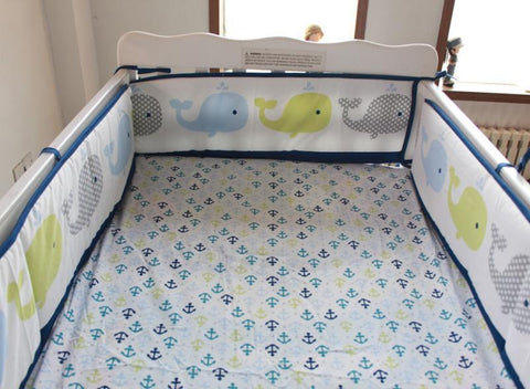 Baby Whale - Baby Crib Sheet - CRB-WHL