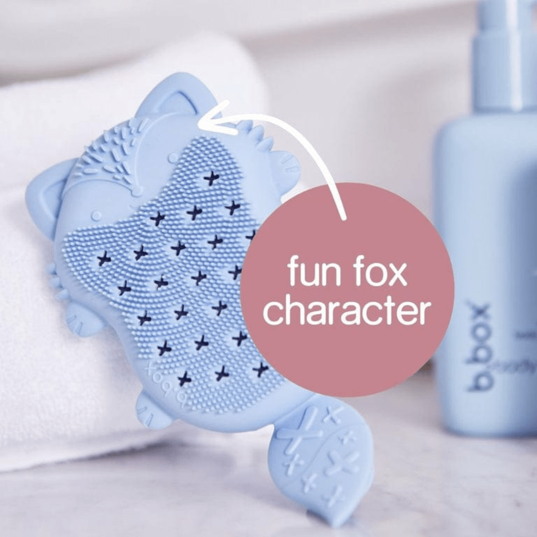 b.box Baby Soft Silicone Bath Brush with Sponge - 700108
