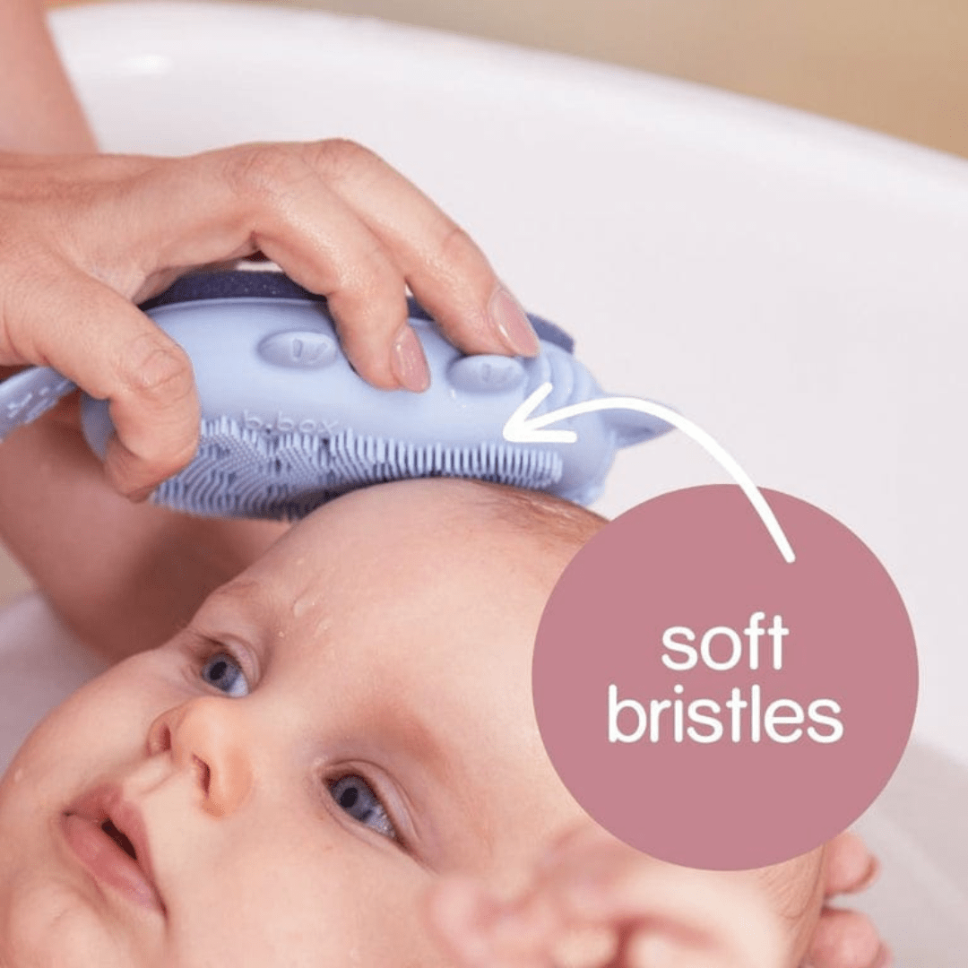 b.box Baby Soft Silicone Bath Brush with Sponge - 700108