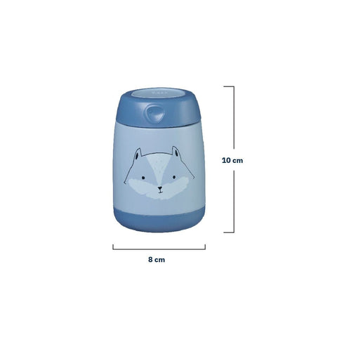 B.Box Insulated Food Jar - Mini- Friendly fox Blue - 400308