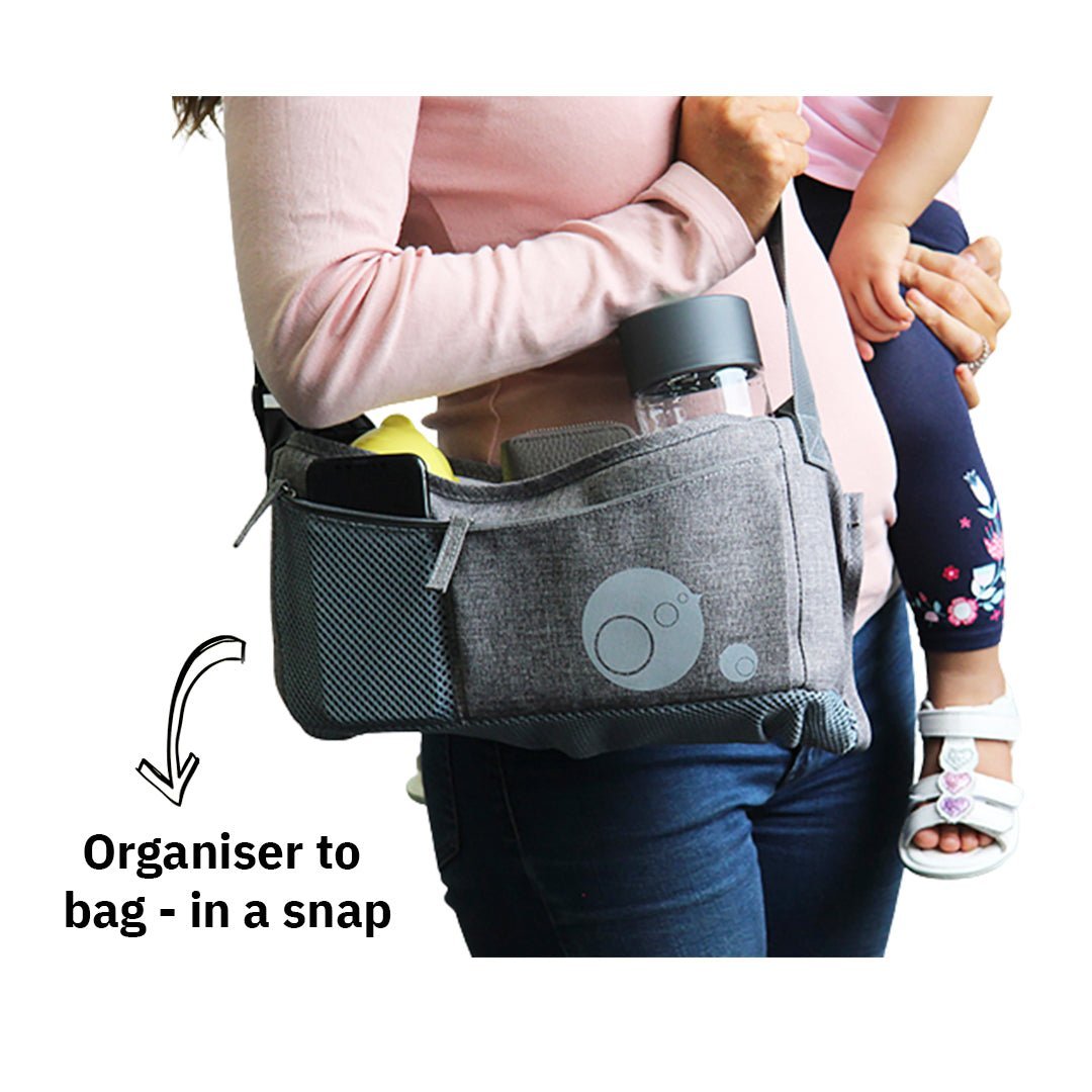 b.box Stroller organiser grey touch of heather - 480