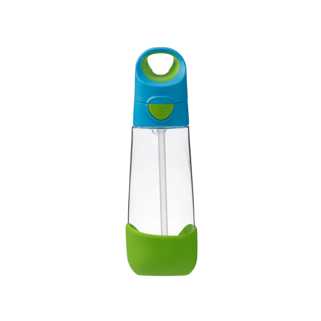 b.box Tritan straw Drink Bottle 600ml Ocean breeze blue green - 220