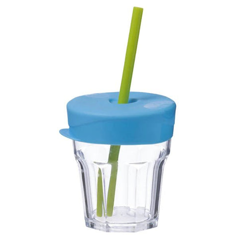B.box Universal Silicone Lid & Straw Travel Pack - Ocean Breeze Blue Green - 535