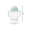 B.Box Weighted Straw Sippy Cup- Pistachio Light Green - 520