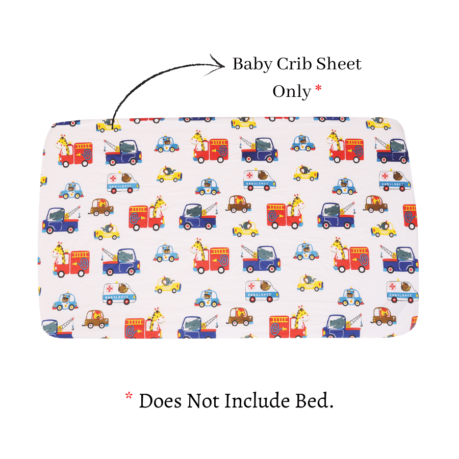 Beep Beep - Baby Crib Sheet - CRB-BPBP