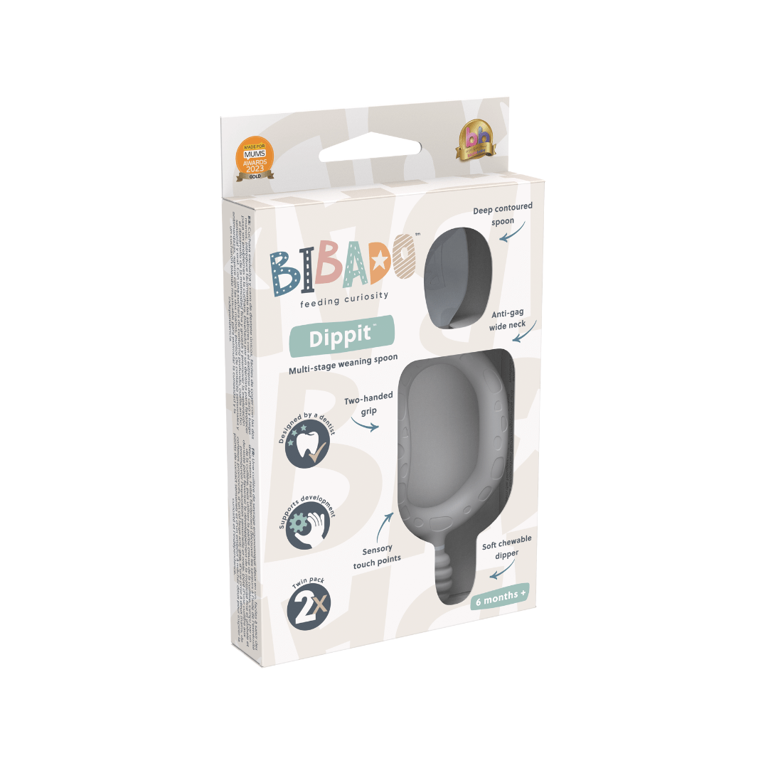 Bibado Dippit™ Multi stage Baby Weaning Spoon and Dipper Mint- Pack of 2 - BIB215