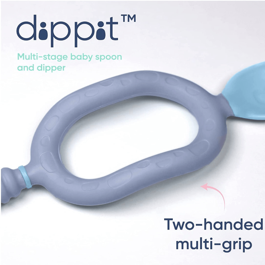 Bibado Dippit™ Multi stage Baby Weaning Spoon and Dipper Mint- Pack of 2 - BIB215