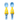 Bibado Handi Cutlery- Attachable Weaning Cutlery Set Ducklings Pool Party Blue - BIB033