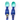 Bibado Handi Cutlery- Attachable Weaning Cutlery Set Oceans of Fun Dark Blue - BIB031