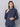 Blue Grey Maternity Sweatshirt with Nursing - MAT-BLGYSWN-S