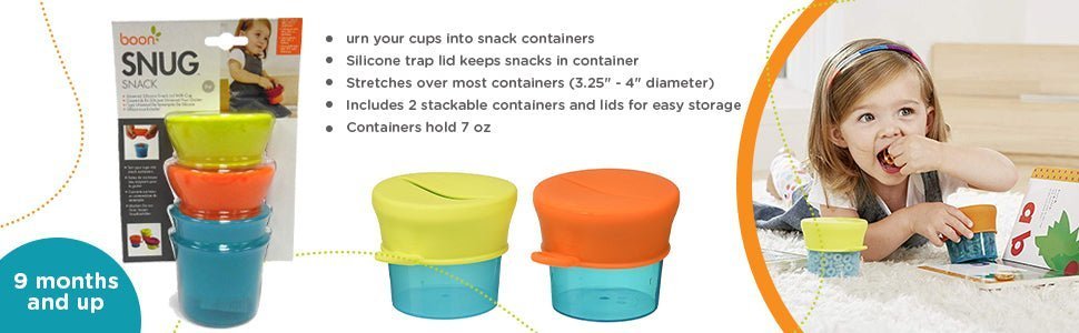 Boon Snug Snack - Yellow & Orange - B11125