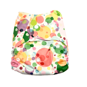 Bubbles Print- Reusable Diaper - CD-GMTRC-3-3