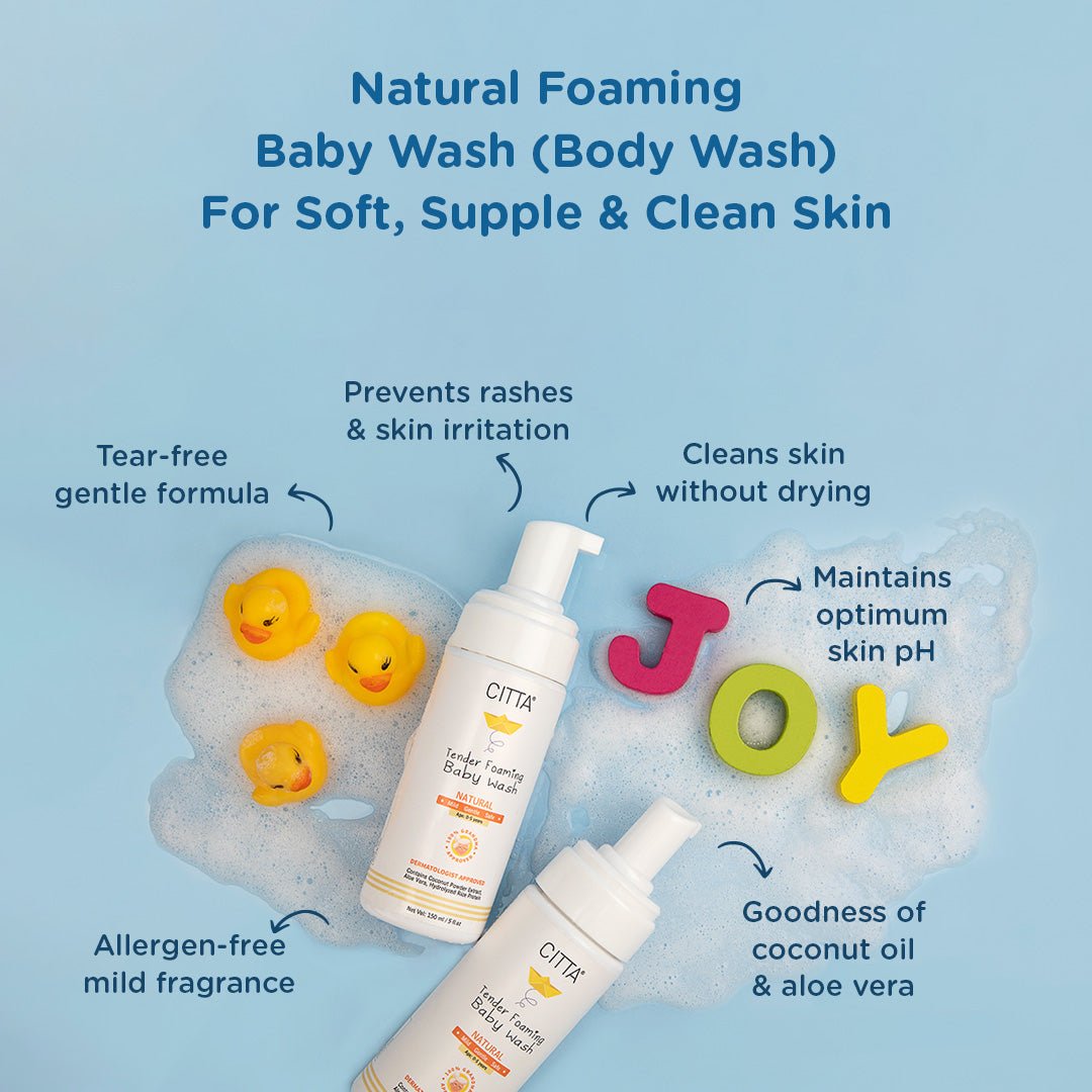 Citta Baby Shampoo and Baby Body Wash I Pack of 2 - MC-BSandBWCombo