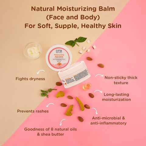 CITTA Moisturizing Baby Balm for Face and Body | Babies, Kids and Adults - C-S50- Balm