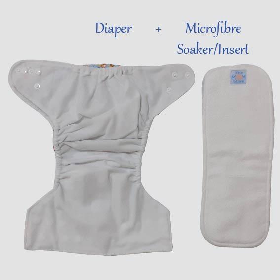 Combo of 3 Reusable Diapers - Option C - DPR-3-CKRD-3-3