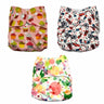 Combo of 3 Reusable Diapers - Option G - DPR-3-CBB-3-3