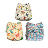 Combo of 3 Reusable Diapers - Option J - DPR-3-CBS-3-3