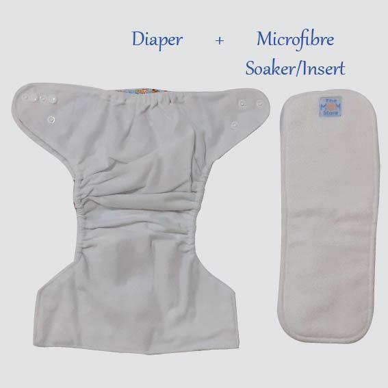 Combo of 3 Reusable Diapers - Option M - DPR-3-TCMF-3-3