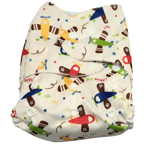 Combo of 5 Reusable Diapers - Option 9 - CD5-RCHTP-3-3