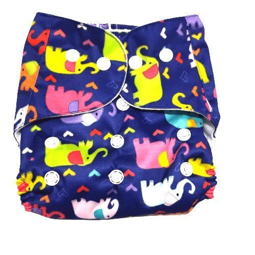 Combo of 5 Reusable Diapers - Option A - DPR-5-EHJRM-3-3