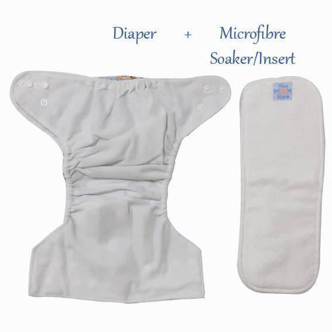 Combo of 5 Reusable Diapers - Option F - DPR-5-BTEHR-3-3