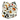 Combo of 5 Reusable Diapers - Option M - DPR-5-BEJRT-3-3