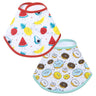 Combo of Fruity Cutie And Sweet Like A Doughnut Feeding Bibs- (Pack of 2) - FEDB2-MP-FCTSD