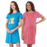 Combo Of Pregasaurus & Lookin' Pine Maternity T-Shirt Dress - NW2-PRGLKP-S