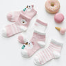 Cute Teddy- Baby Socks (5 Pairs) - BBSOC-TED-0-1