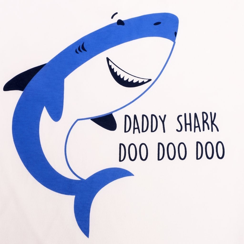 Daddy Shark Mens T shirt - TWMN-DDSK-S