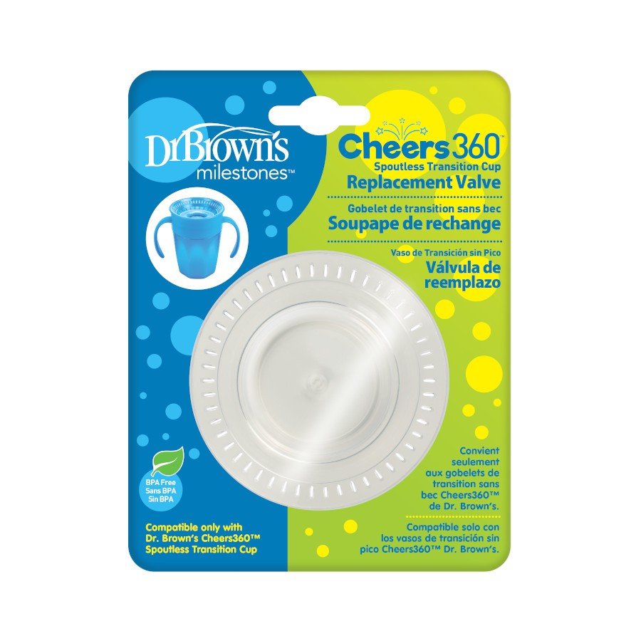 Dr. Browns Cheers360 Replacement Valves, 1-Pack - White - DBTC076