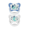 Dr. Browns Glow in the Dark BUTTERFLY SHIELD Soother - Stage 2 - Blue - DBPV22008-INTLX