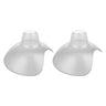 Dr. Browns Nipple Shields 2-Pack with Sterilizer Case - Size 2 - White - BF017