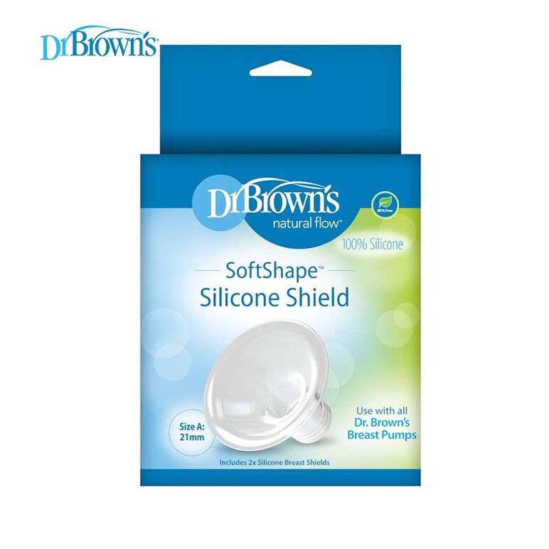 Dr. Browns Soft Shape Silicone Shields - 2 pack - Size A - Transparent - DBBF116